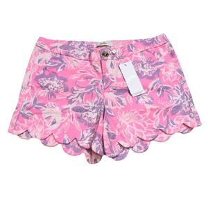 Lilly Pulitzer Buttercup Stretch Shorts Size 8 Rousseau Pink 015976